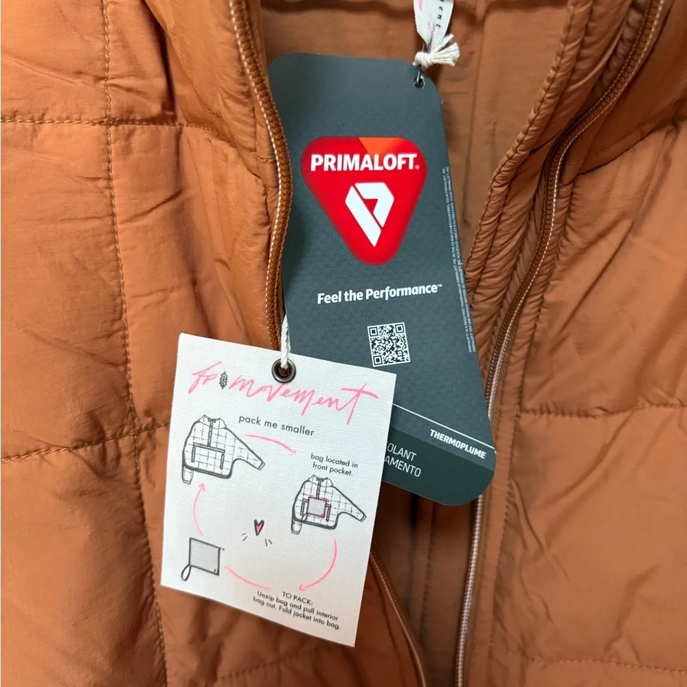 NWT Free People FP Movement Pippa Packable Puffer Jacket Size Large